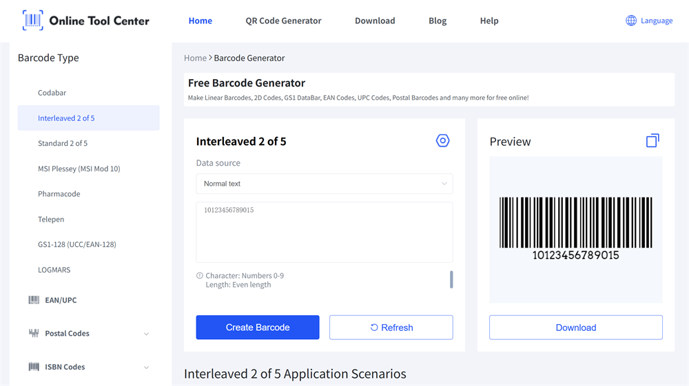 barcode generatio