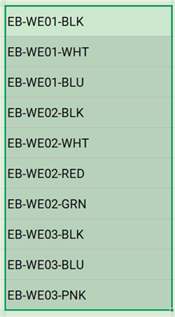 kopjo t&euml; dh&euml;nat excel