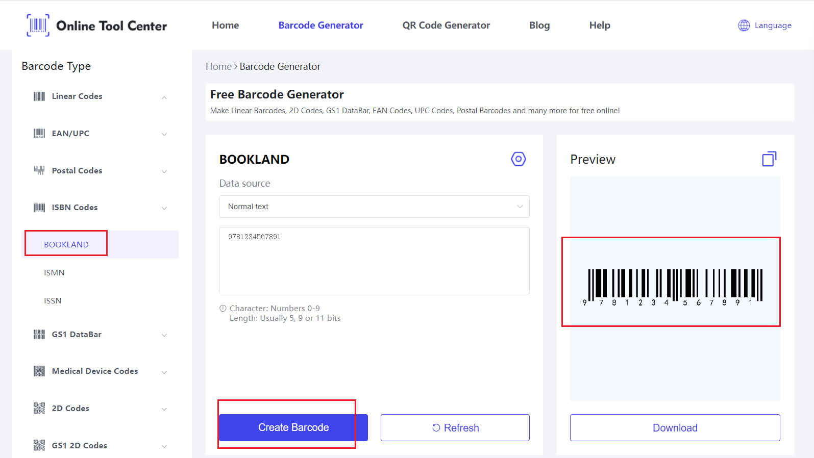 free online Bookland EAN barcode generator.png