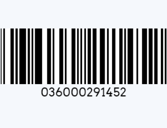 UPC Një shembull barcode.png