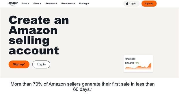 llogari e shitësit të Amazon