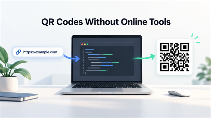 Create a QR Code without online tools Krijo një kod QR pa mjete online